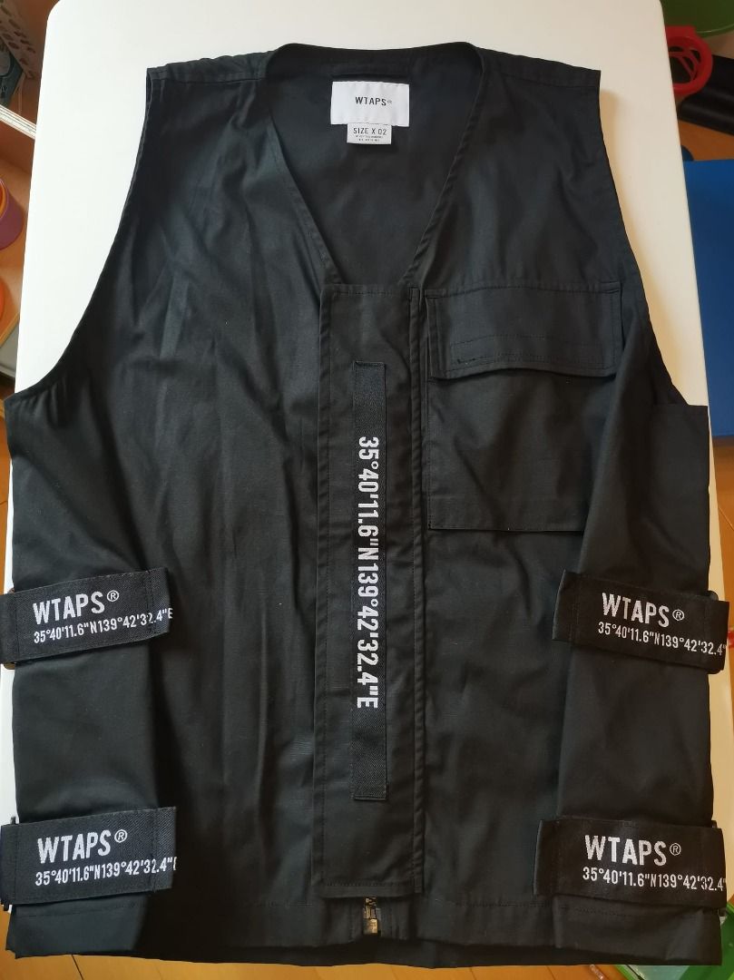 NEW WTAPS 22FW HAGGERZ/ VEST / COTTON. POPLIN 222WVDT-JKM01 軍事