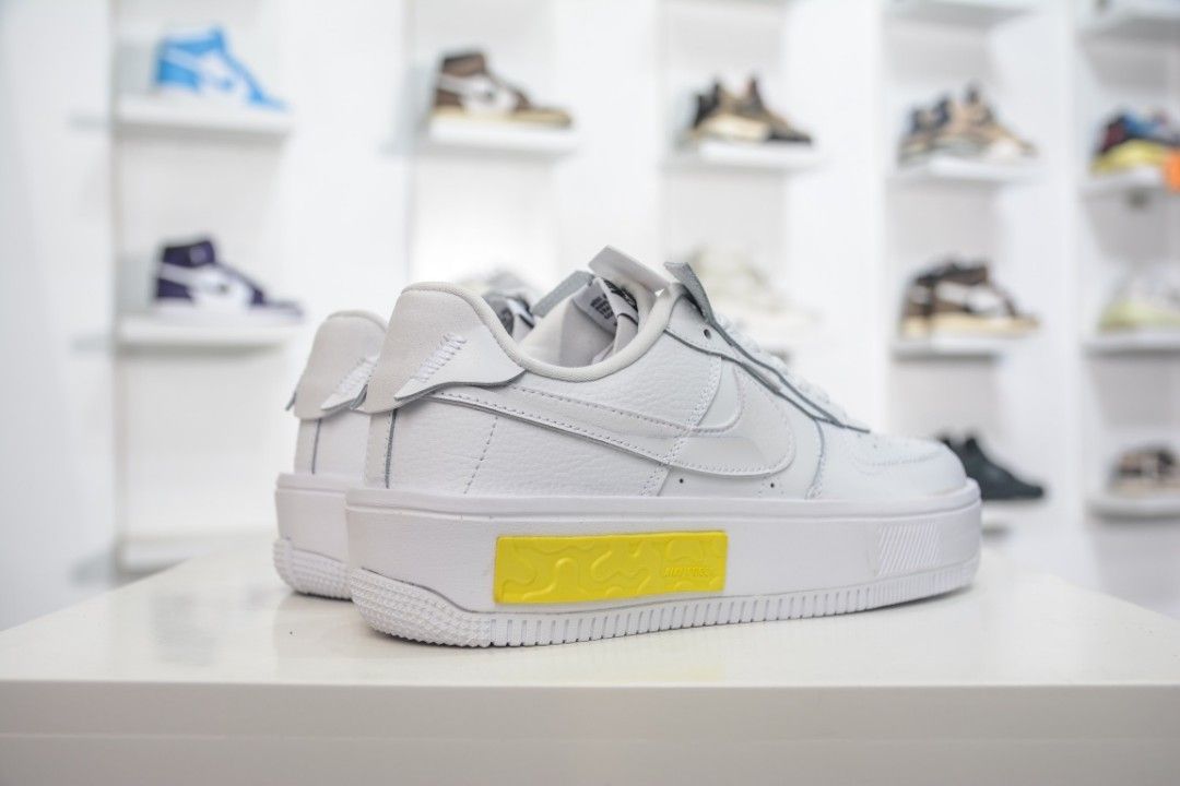 Size 10.5 - Nike Air Force 1 Fontanka White Opti Yellow 2021