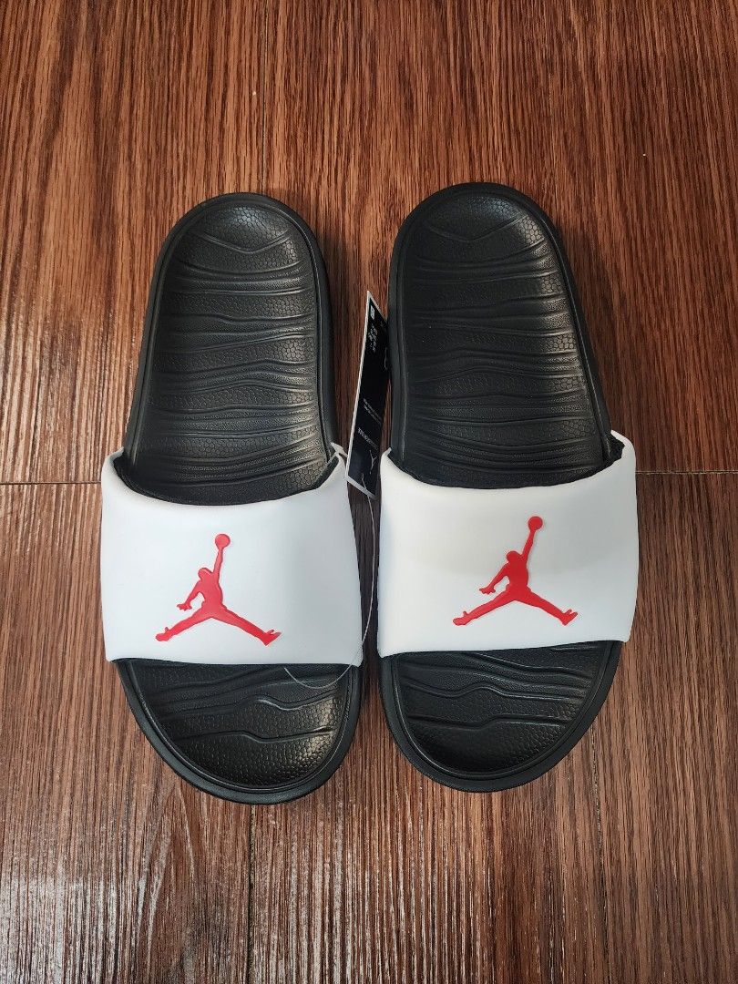 Jordan break sales slide white