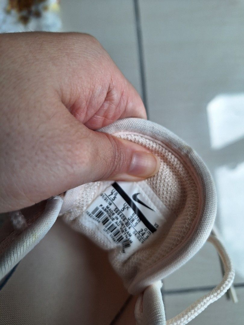 Nike Beige Air Max Thea Women s Fashion Footwear Sneakers on