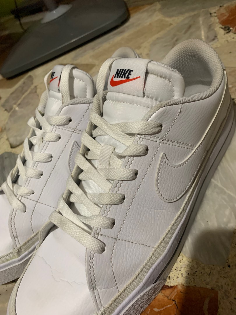 Nike Court Legacy Triple White sz 9.5 US Men sneakers on Carousell