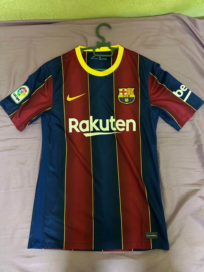 Nike FC Barcelona 20/21 jersey, Men's Fashion, Activewear on Carousell