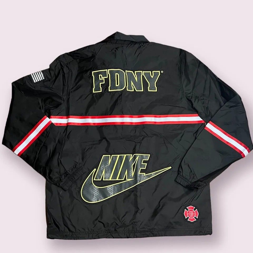 NIKE FDNY New York Fire Department Coaches Jacket Men s Fashion