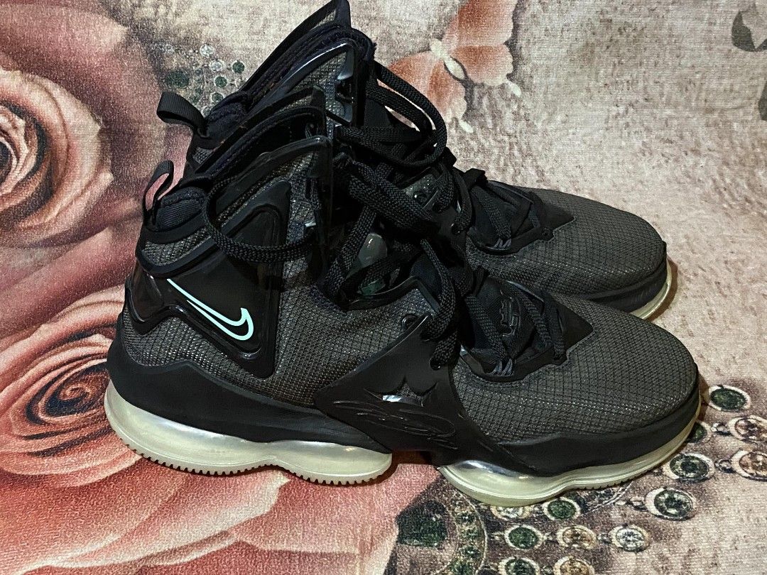 Nike lebron 19 black aqua, Men's Fashion, Footwear, Sneakers on Carousell