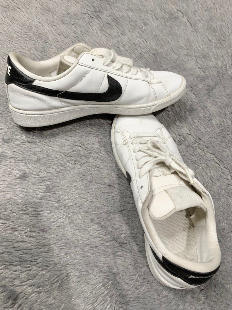 nike tennis classic white black