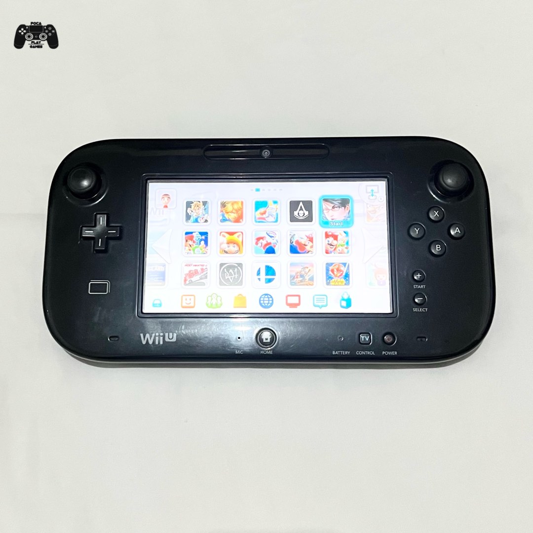 Nintendo Wii U CFW Aroma 500 Gb Black Region Jepang (Unlock) Second