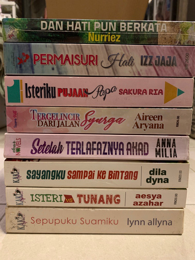 Novel Melayu, Hobbies & Toys, Books & Magazines, Storybooks on Carousell