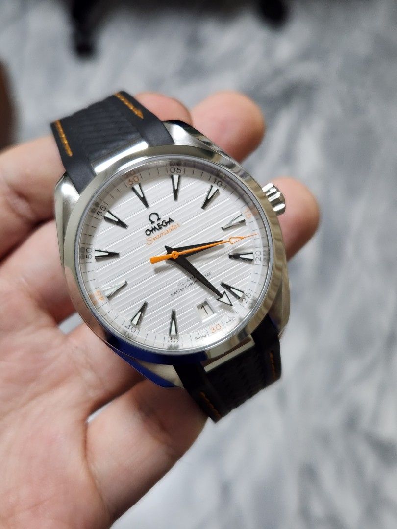 Omega aqua terra 41mm white dial cheap