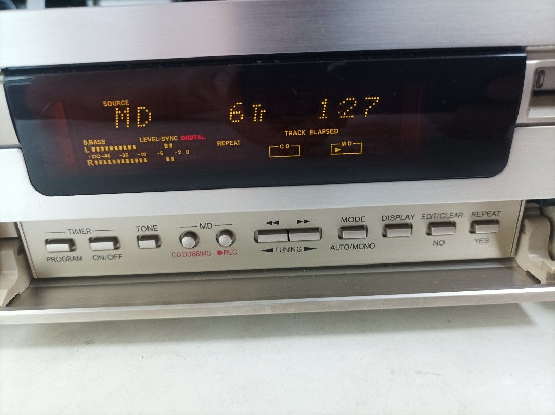 高階onkyo cd/md receiver fr-435, 音響器材, 音樂播放裝置MP3及CD