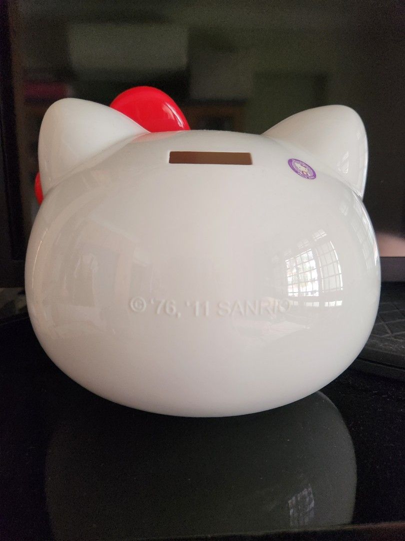 Original Hello Kitty Piggy Bank, Hobbies & Toys, Toys & Games on Carousell