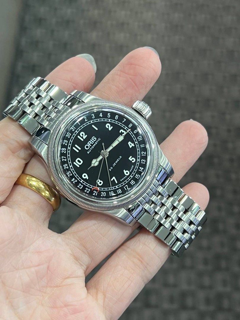 Oris big crown pointer date shop 7543