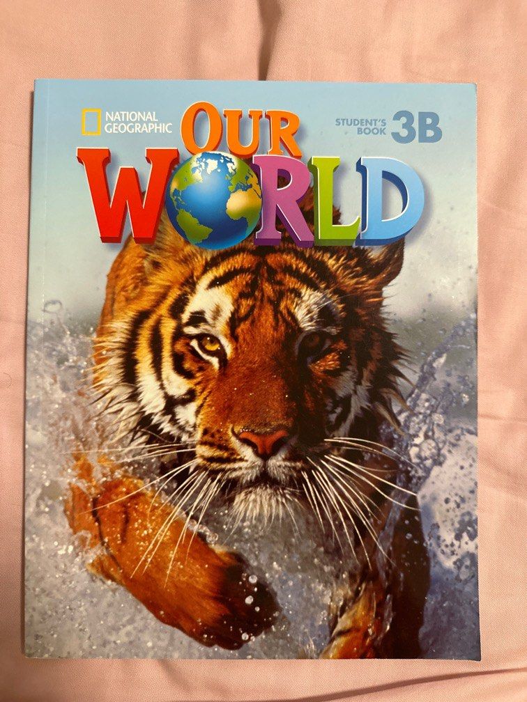 教科書-　Geographic　National　文具,　書本　興趣及遊戲,　3B),　Our　Book　(Student's　World　Carousell