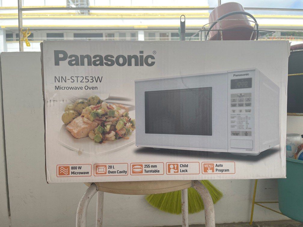 Panasonic NN-ST253W Microwave Oven, TV & Home Appliances, Kitchen ...