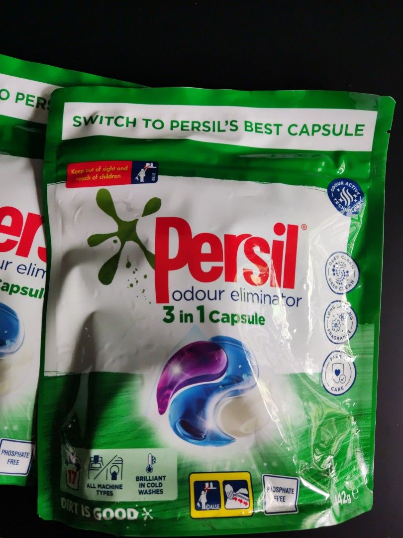 Persil Odour Eliminator 3 in 1 Capsule Laundry Detergent Pods