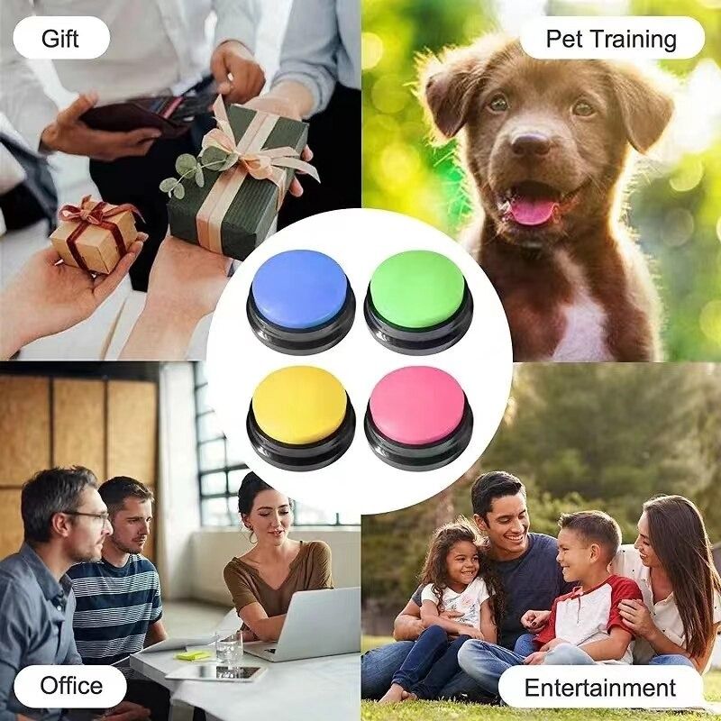 Pet Buttons for Communication Talking Voice Recording Dog Speaking