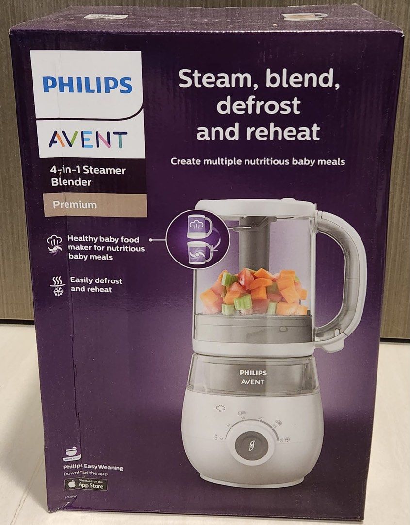 Philips Avent Premium 4in1 Steamer Blender, TV & Home Appliances