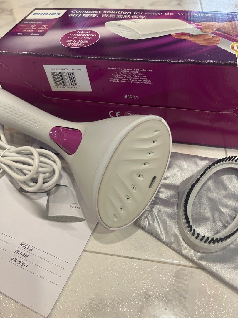Philips handheld garment steamer, TV & Home Appliances, Irons