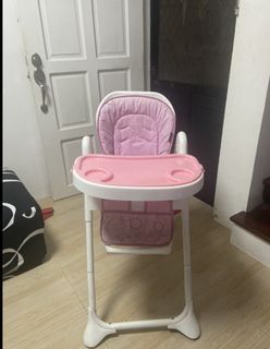 PINK BABY HIGH CHAIR BRANDED BABY CHAIR