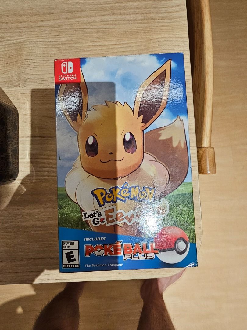 Pokemon Poke Ball Plus with Eevee Game Capture the Fun on Nintendo Switch