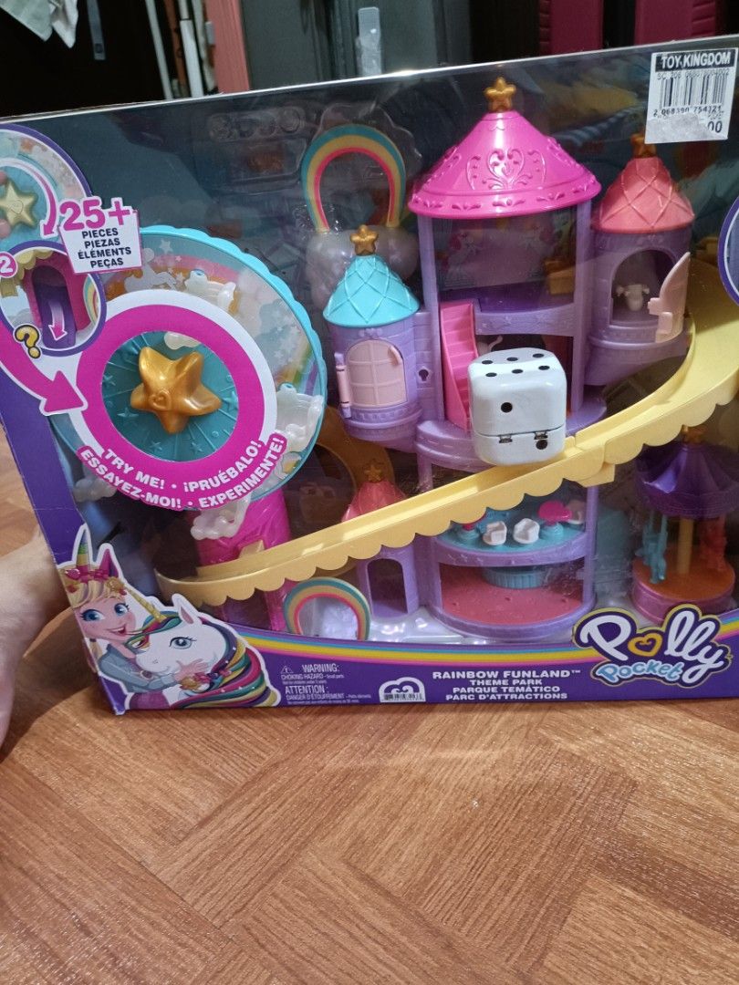 polly pocket rainbow funland