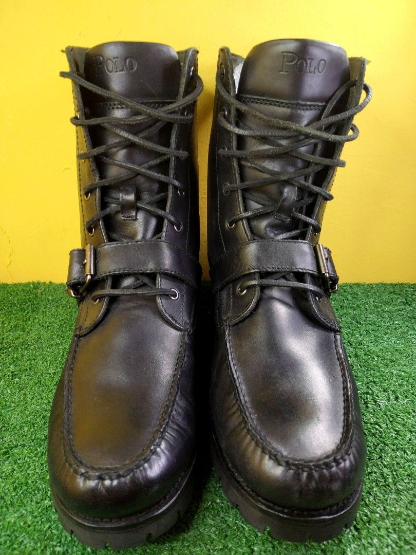 Polo ranger boots black top