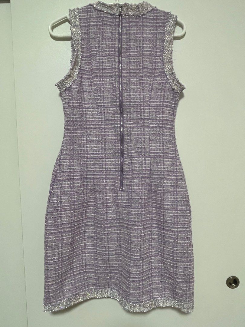 Pomelo Tweed Dress, Women's Fashion, Dresses & Sets, Dresses on Carousell