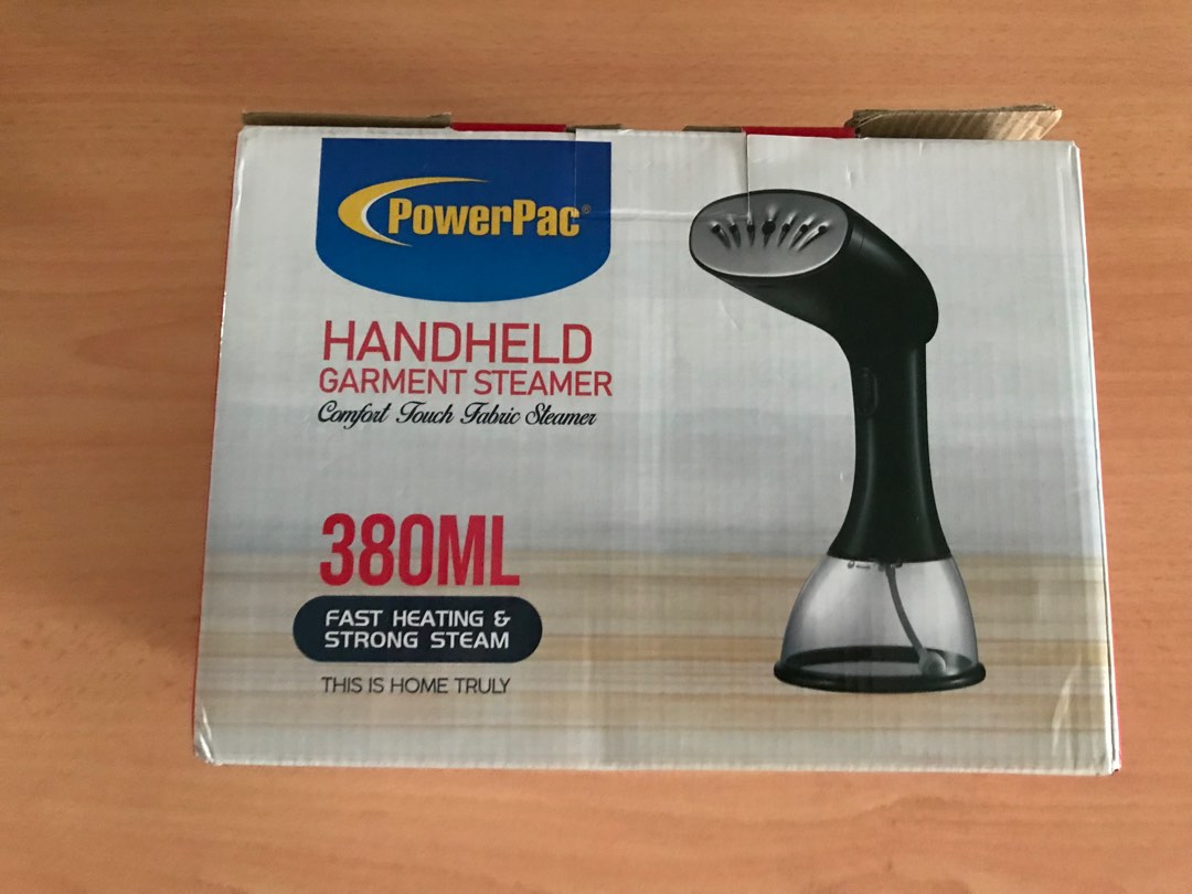 PowerPac Handheld Garment Steamer (Black), TV & Home Appliances, Irons