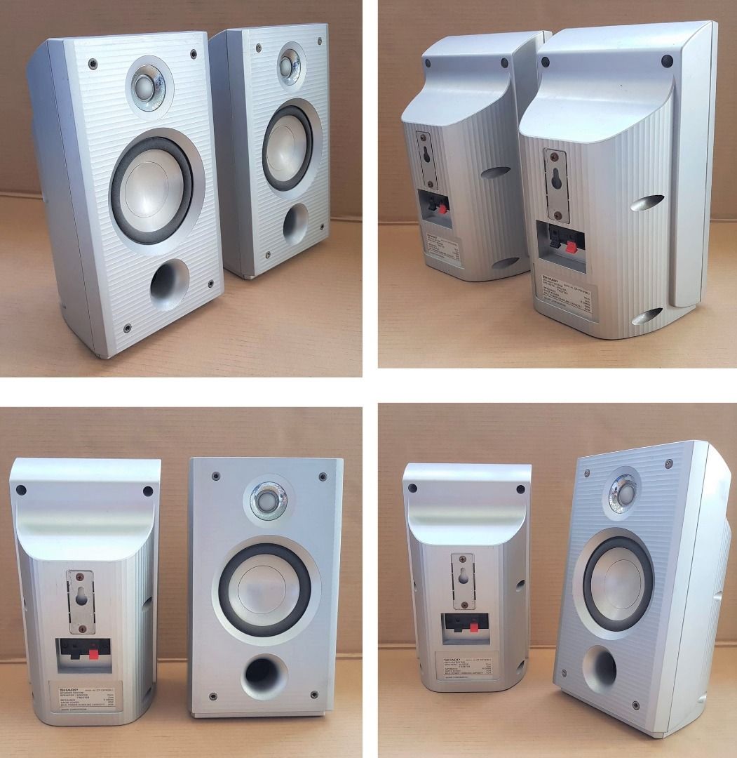Professional SHARP Speaker System, Model CPCX1W(BL), JAPAN, 2 Working