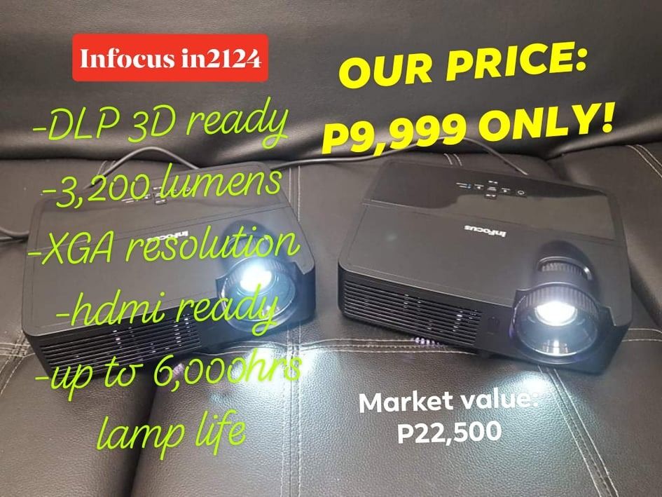 projector acer epson infocus heavy duty (Category: Projectors) located in Manila. Submitted by dastoreprojector (Listing ID 1240449324, Image 3). Description: (1000+ projector units sold!) SUPER SALE! HEAVY DUTY PROJECTORS SUPER BRIGHT HIGH PERFORMANCE! for indoor and outdoor - all items are (2ND HAND SLIGHTLY USED) (great for school classroom, business, church, office presentation, home theatre movies, party occasions, large events etc.) SUREBUY