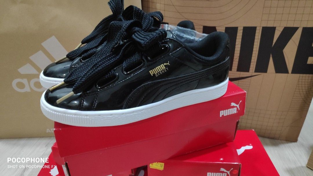 Puma basket online heart box