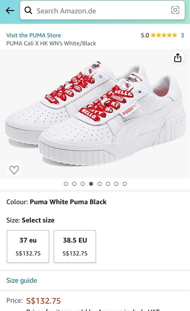 Hello kitty puma cali hot sale