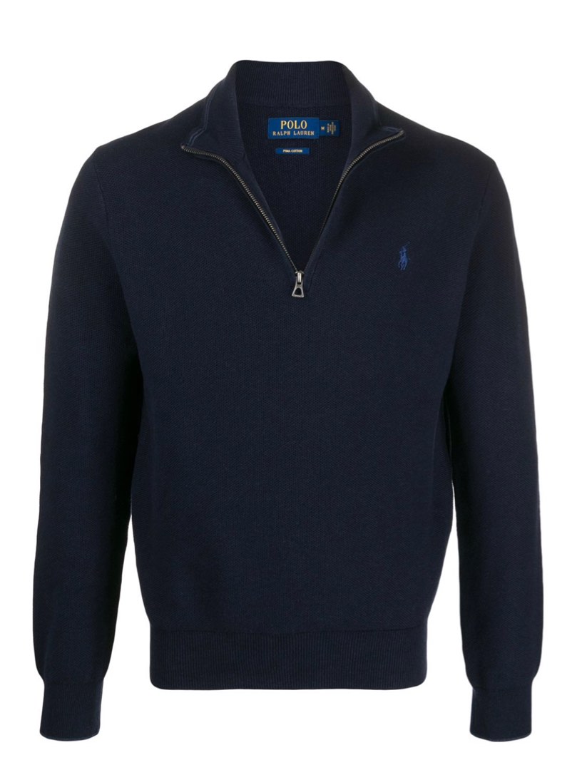 Ralph lauren zip up clearance jumper