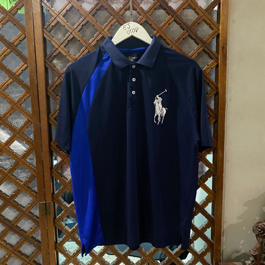 Ralph Lauren Performance Polo Tech Pique Navy Blue/Royal Blue Polo Shirt |  Size L Classic Fit, Men's Fashion, Tops u0026 Sets, Tshirts u0026 Polo Shirts on  Carousell