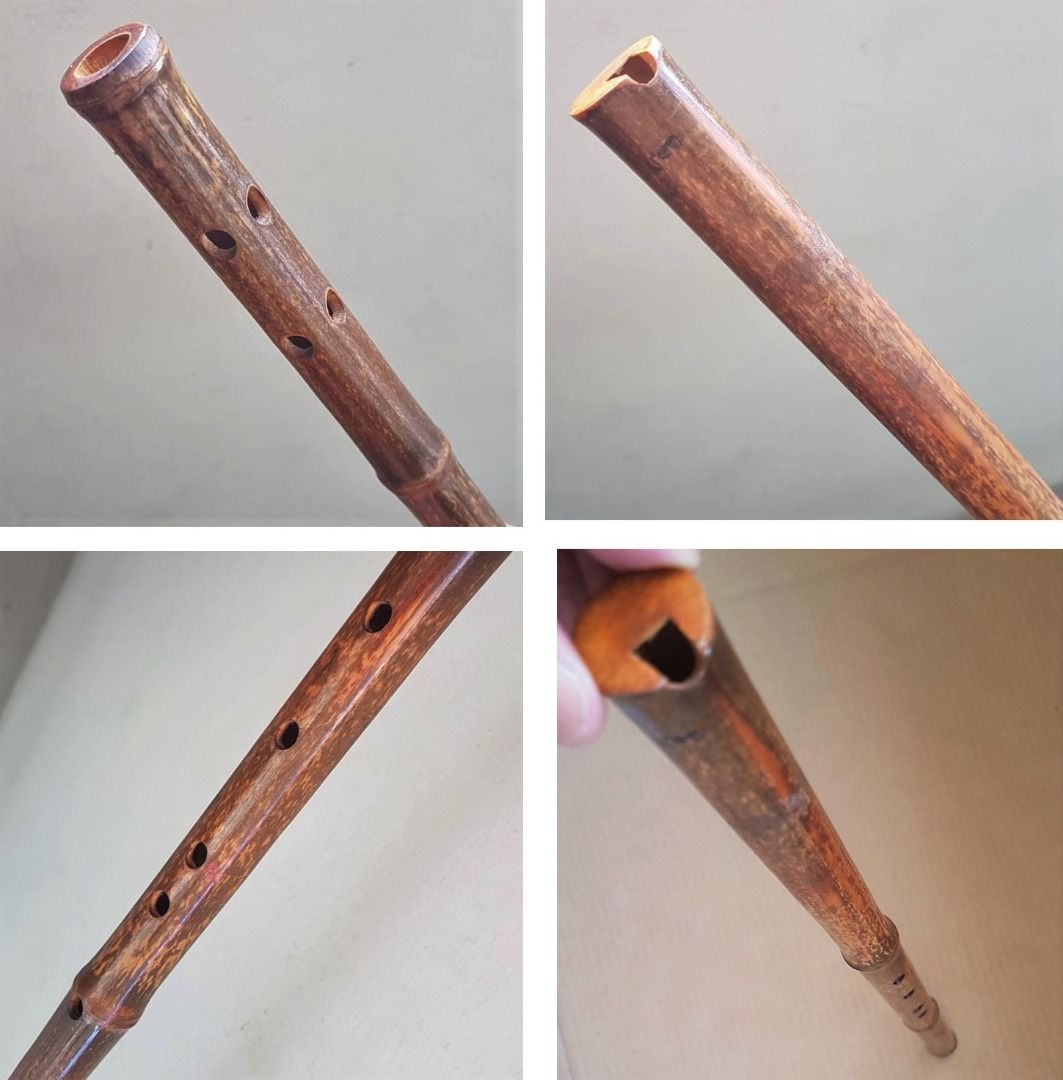 Antique wooden sale flute
