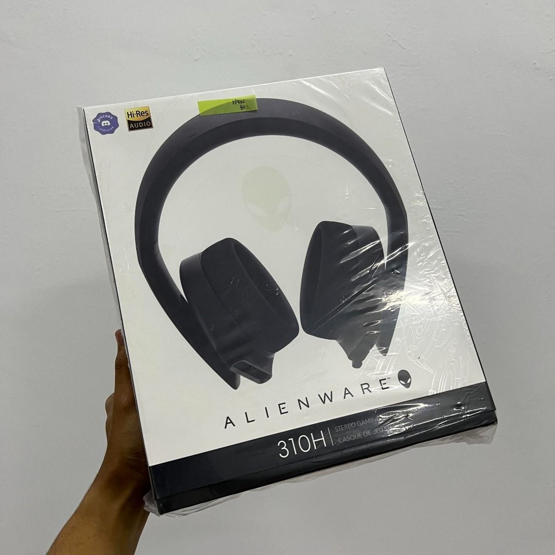 READY STOCK ALIENWARE STEREO WIRED GAMING HEADSET AW310H NEW IN