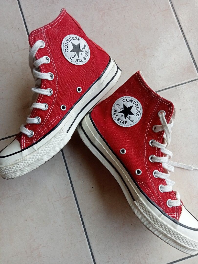 Converse red high cut online