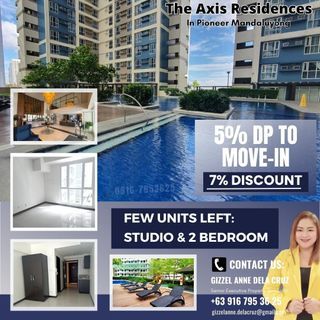 Rent to Own 2 bedroom condo unit for sale in Pioneer Mandaluyong Near Boni MRT at Axis Residences