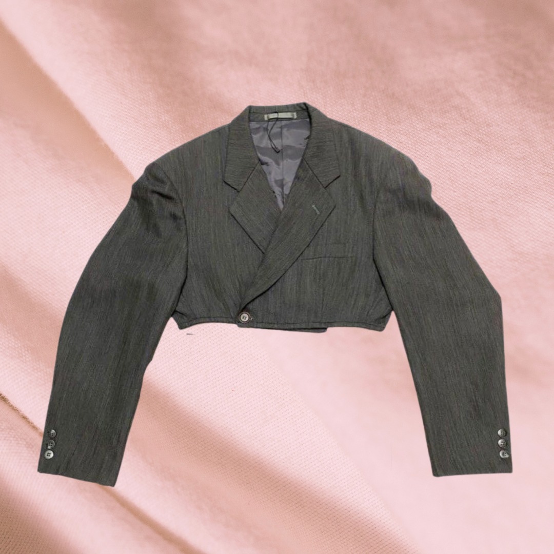 Collective Will Re-Worked Cropped Blazer