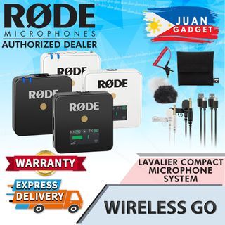 RODE Wireless GO Compact Wireless Microphone System (2.4 GHz) for Vlog Vlogging Recording Youtube   | JG Superstore