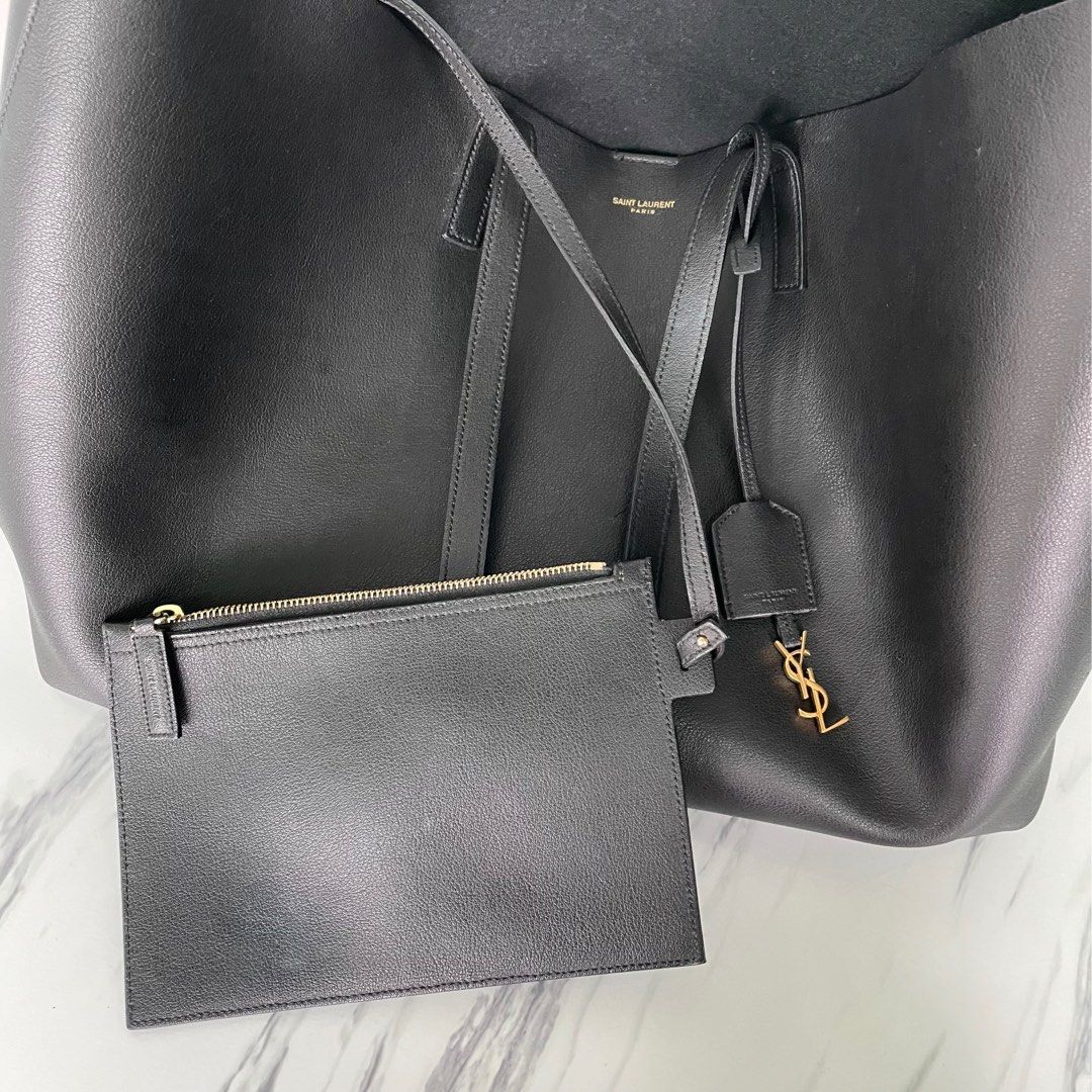 Saint laurent shopper on sale tote review
