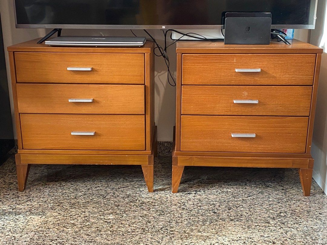 Scan teak side tables, Furniture & Home Living, Furniture, Tables