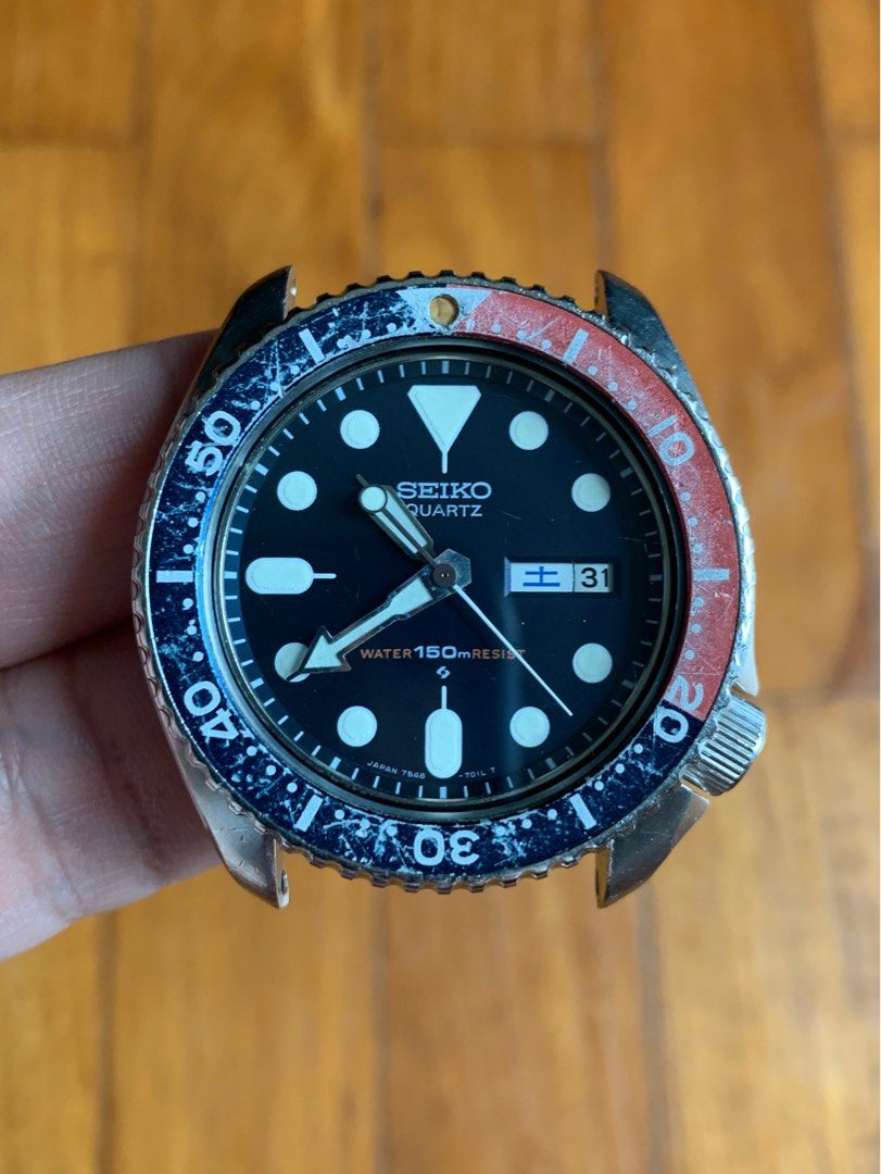 セイコー クオーツ ダイバー150m 7548-700B 昭和54年製 seiko 7548