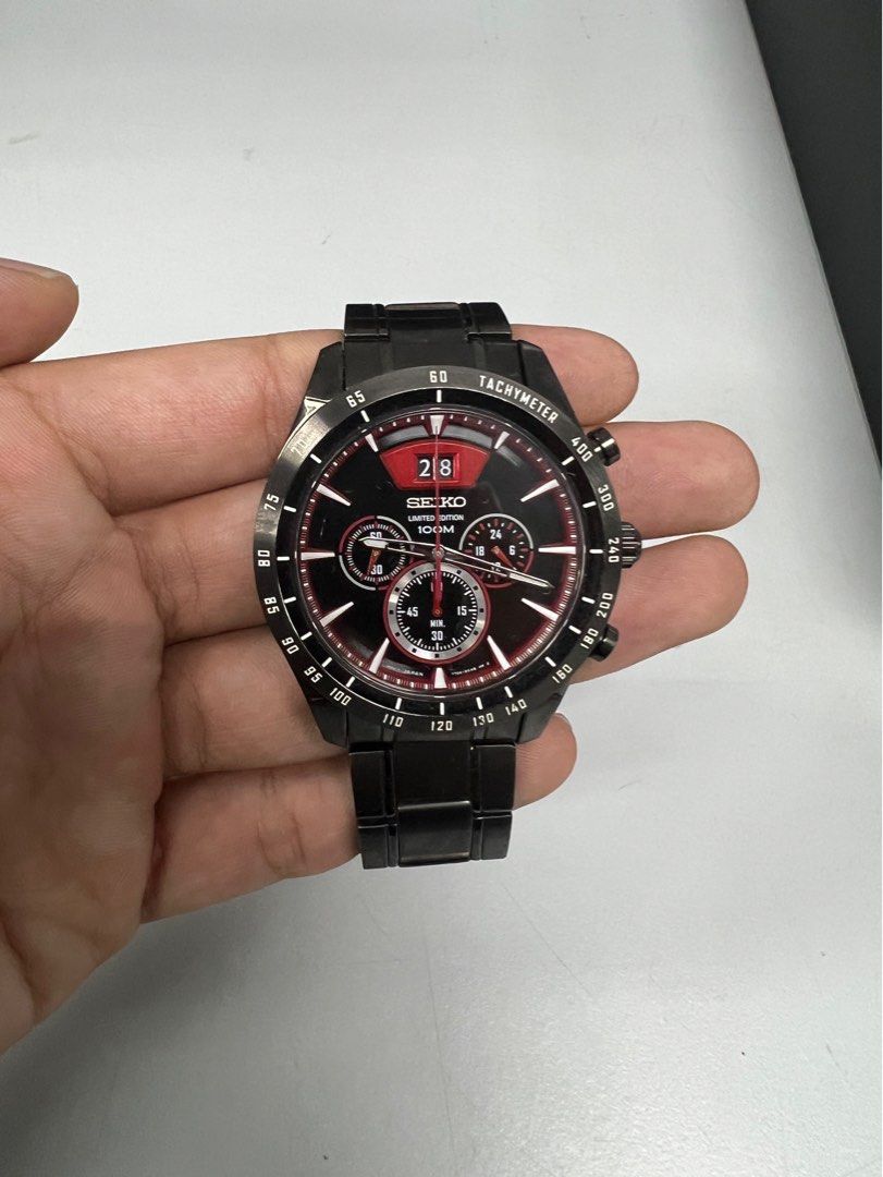 Limited edt Seiko Chronograph Men s Fashion Watches