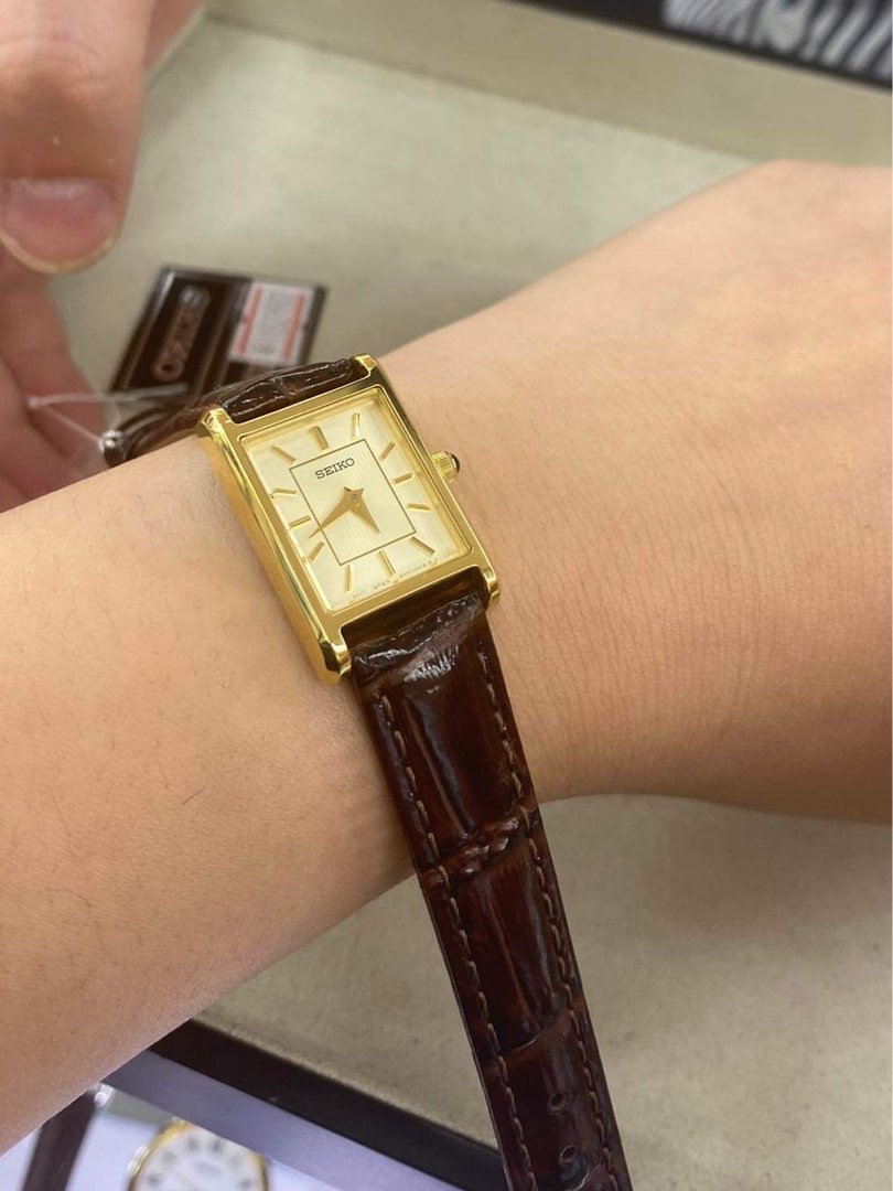 Seiko women's deals leather watches