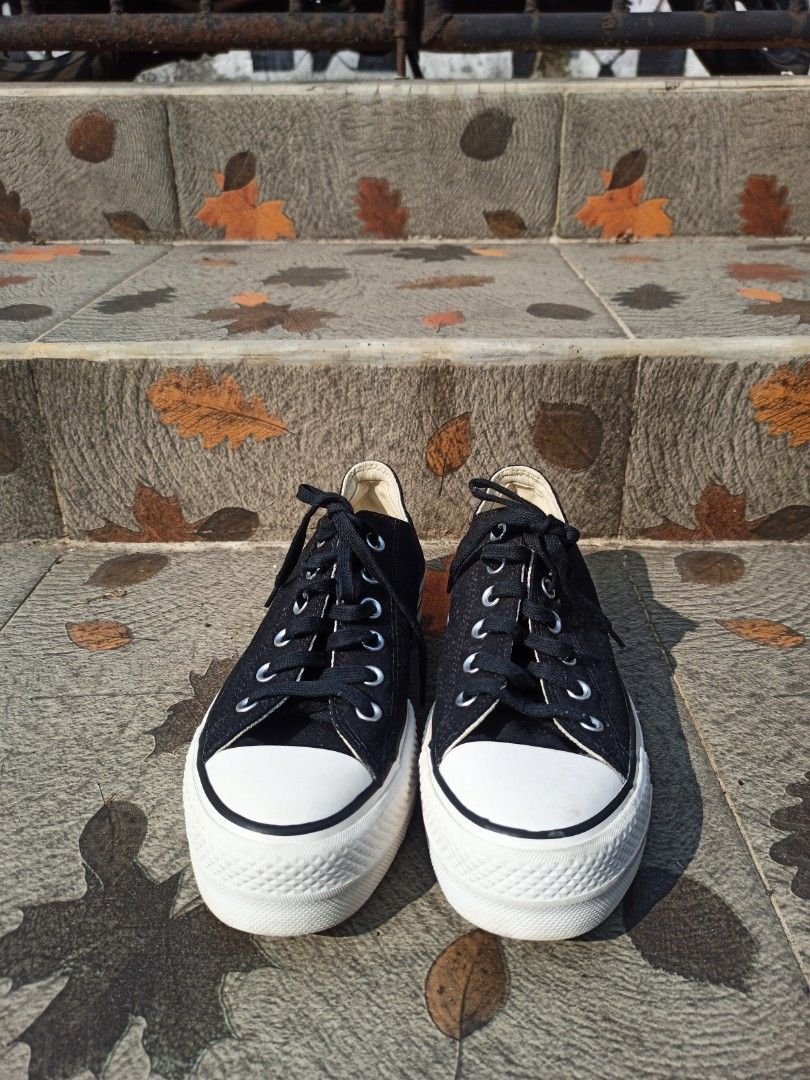 Sepatu converse deals wedges original