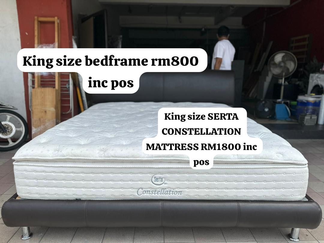Wyoming king shop bed serta