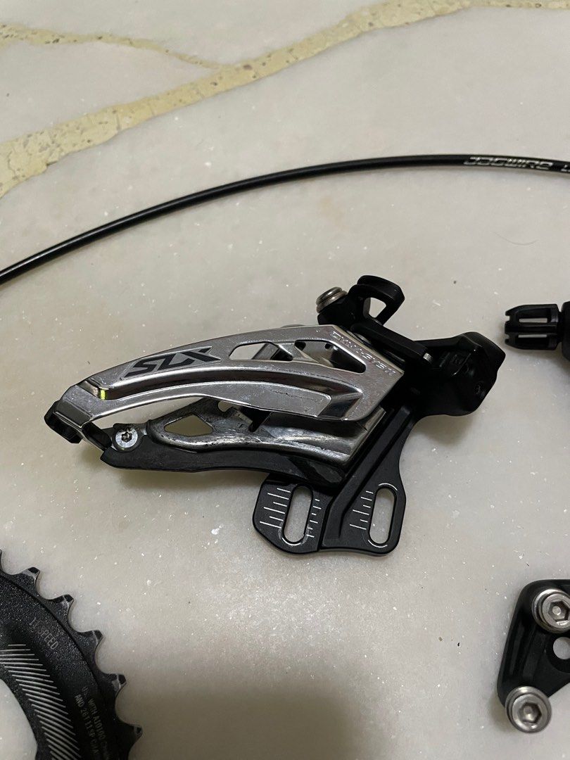 SHIMANO SLX 2 SPEED front derailleur FULL SET