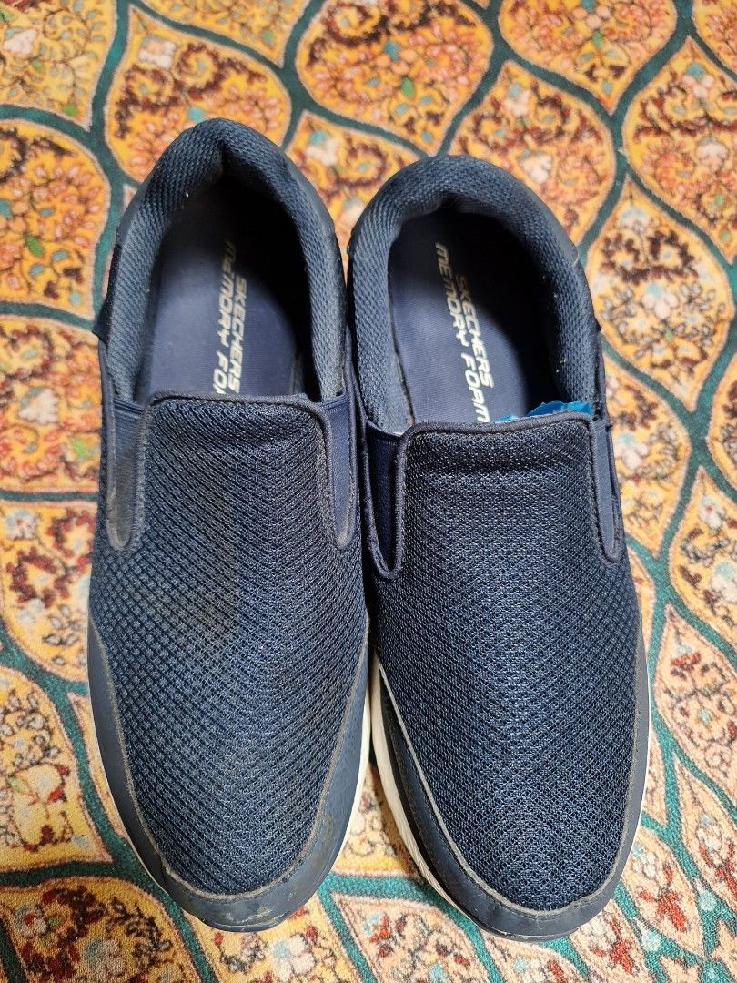 Skechers denim deals slip ons
