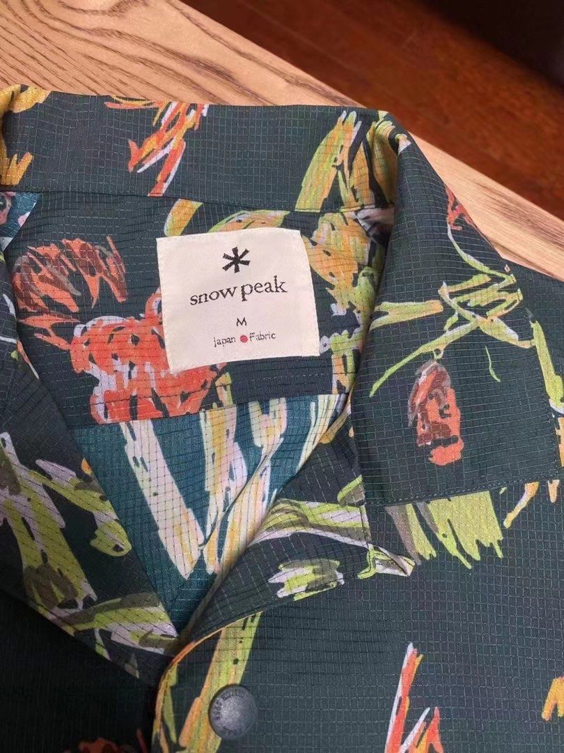 snow peak Printed Quick 速干短袖恤衫, 男裝, 上身及套裝, T-shirt、恤衫、有領衫- Carousell
