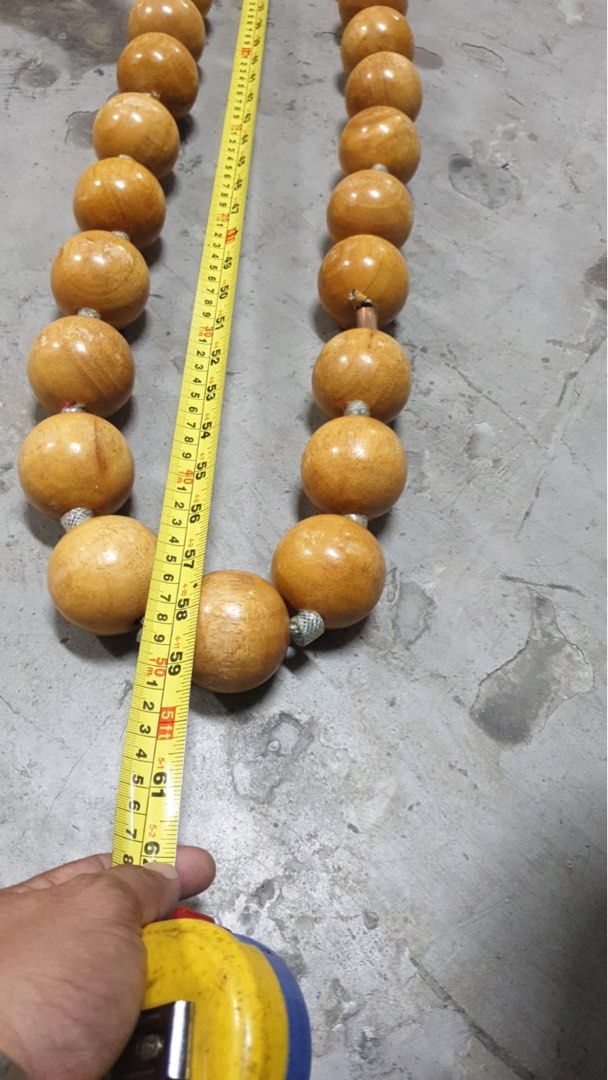 Solid wooden beads hula hoop, Everything Else on Carousell
